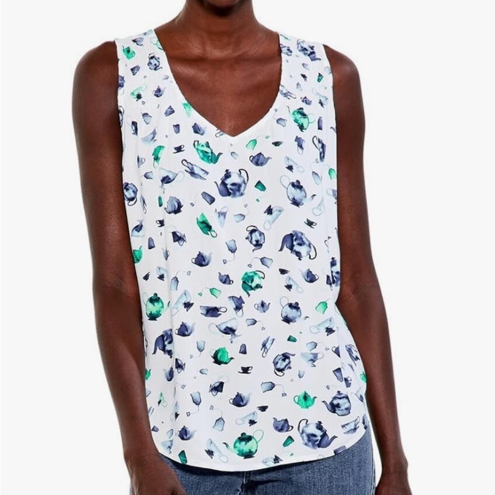 NWT NIC+ZOE Petite Garden Party Tank size PL reg $128